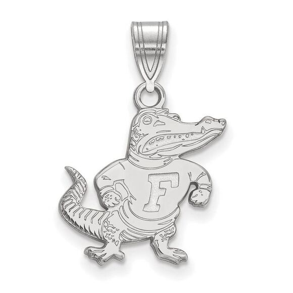 10k White Gold U of Florida Medium Pendant